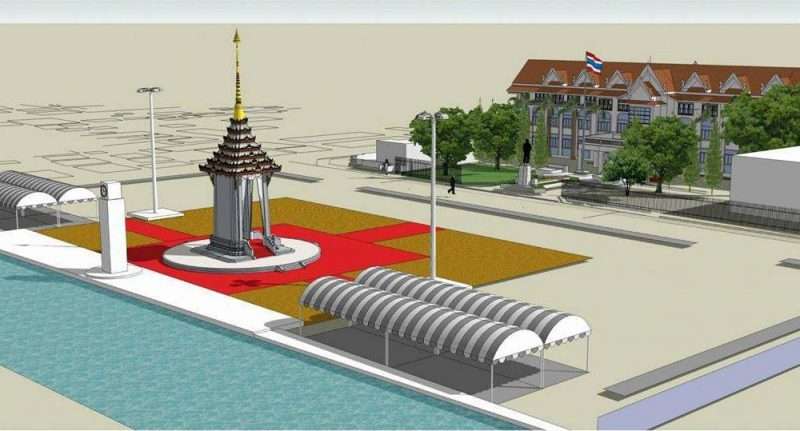 โคราชเตรียมสร้างพระเมรุมาศจำลองหน้าศาลากลาง ให้ ปชช.ร่วมถวายดอกไม้จันทน์ ในวันพระราชพิธี