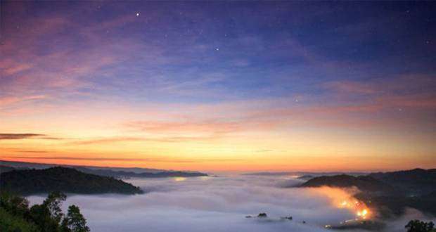 ภูห้วยอีสันริมโขงคึกคัก นักท่องเที่ยวแห่จองเต็นท์ที่พักสัมผัสบรรยากาศหนาว
