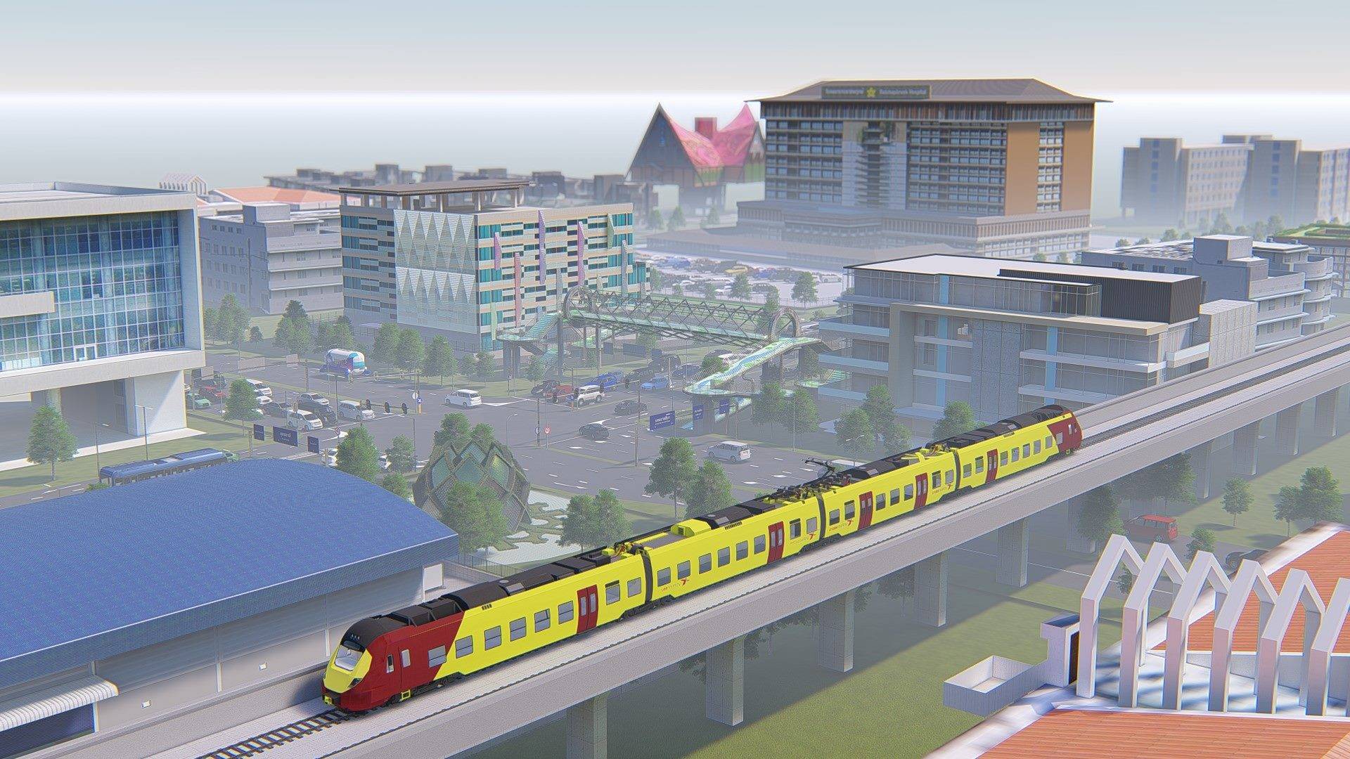 รถไฟฟ้าLRT ขอนแก่น เตรียมเสนอนายกรัฐมนตรี วางศิลาฤกษ์ ธันวาคมนี้!!