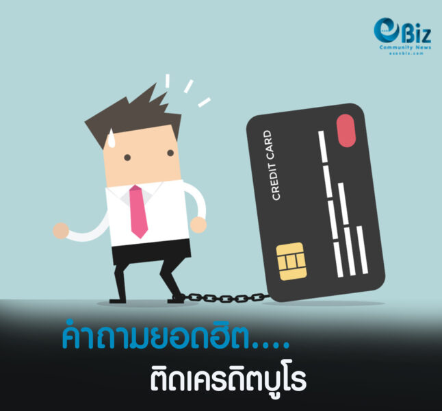 คำถามยอดฮิต…ติดเครดิตบูโร