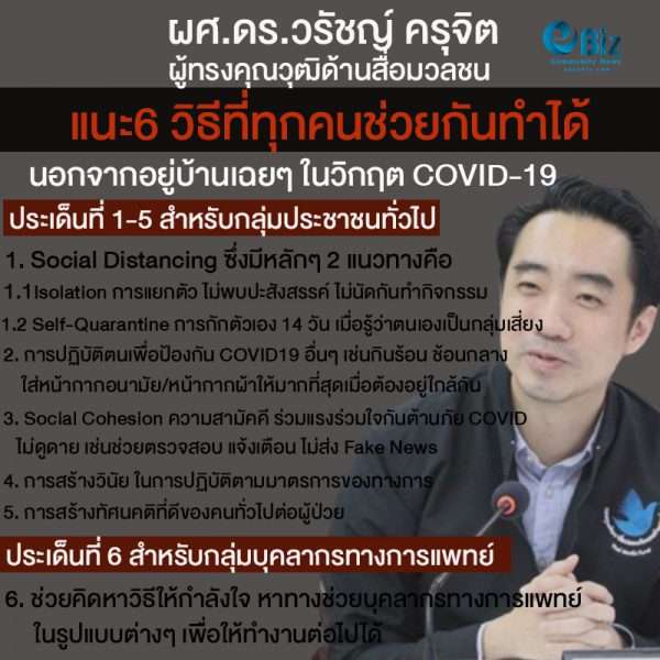 “ระดมพลจิตอาสาในการสื่อสาร สู้ COVID-19