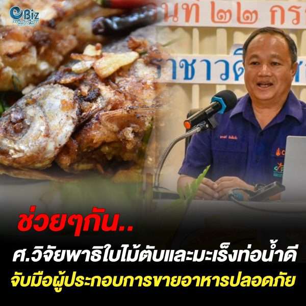 ศ.วิจัยพยาธิใบไม้ตับและมะเร็งท่อน้ำดี มข. จับมือผู้ประกอบการขายอาหารปลอดภัย