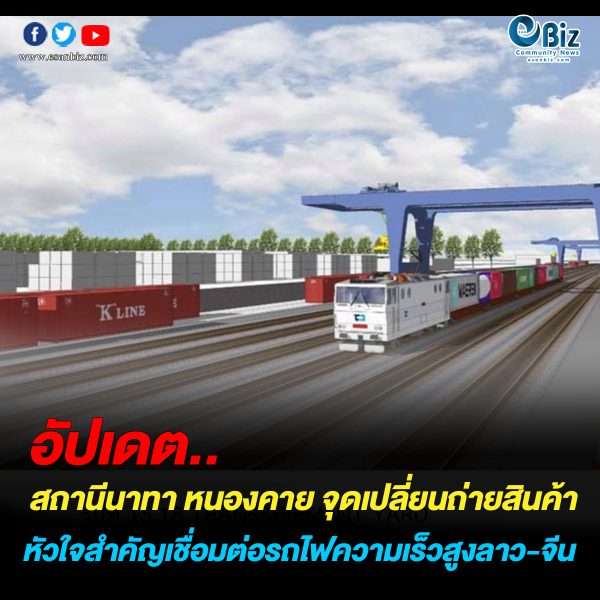  สถานีนาทา หนองคาย หัวใจสำคัญโครงการรถไฟความเร็วสูง