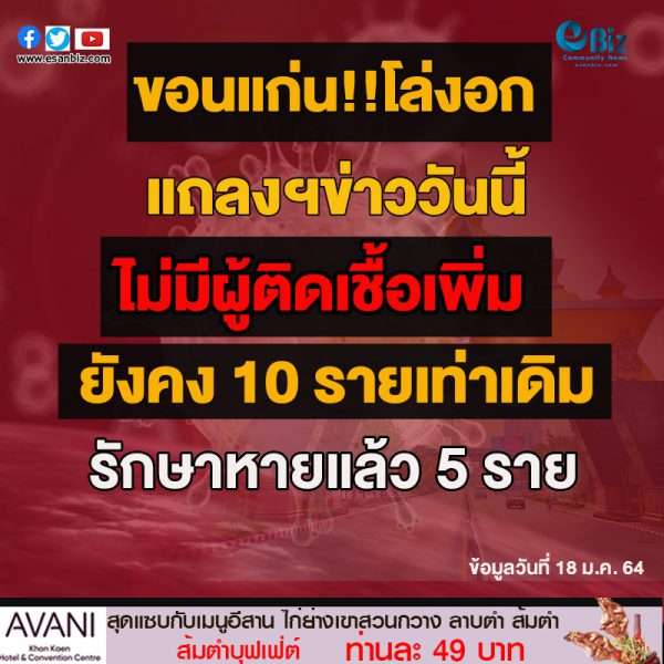 พ่อเมืองขอนแก่นสยบข่าวลืออบรมตำรวจสั่งตรวจแล้วไม่ติดโควิด