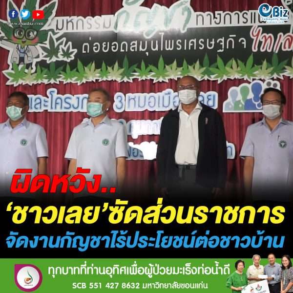 มหกรรม ‘กัญชา’ ต่อยอดสมุนไพรเศรษฐกิจไทเลย