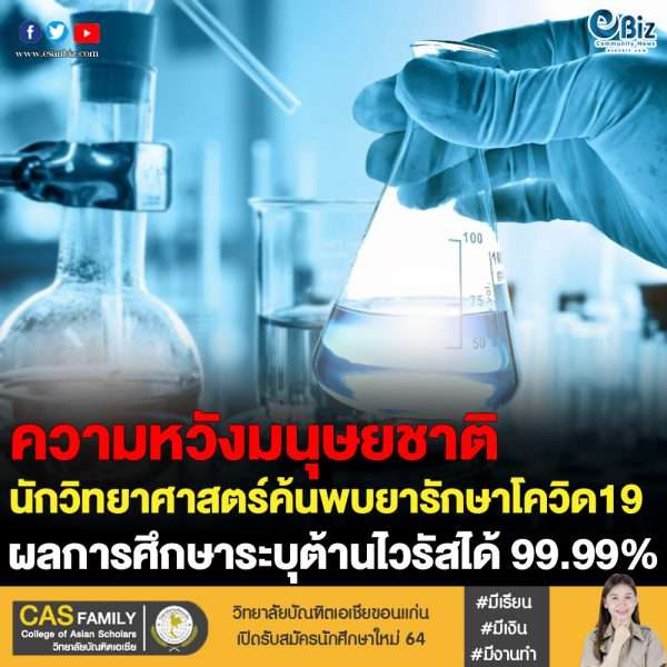 นักวิทย์ฯพบยารักษาโควิด-19