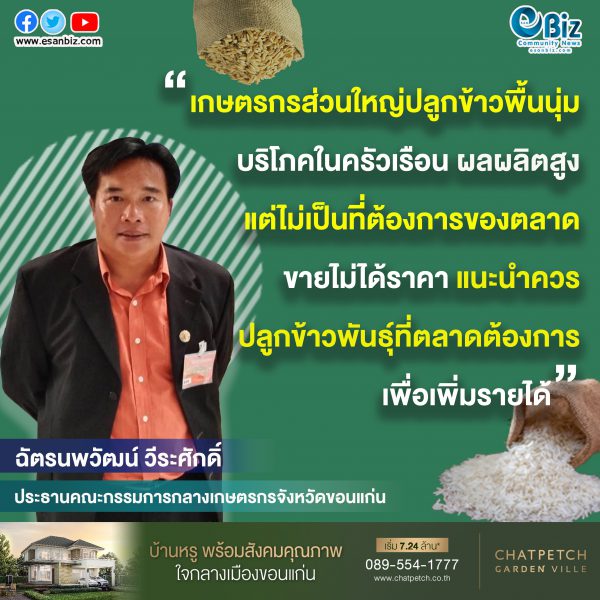 เกษตรกรฯขก.ดันรัฐลดเงื่อนไขกู้ ชุมชนสร้างไทยต่อยอดแปลงใหญ่