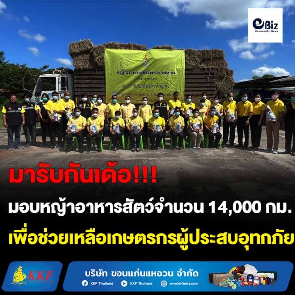สำนักงานปศุสัตว์จังหวัดหนองคาย ร่วมกับศูนย์วิจัยและพัฒนาอาหารสัตว์หนองคาย , อำเภอท่าบ่อ และองค์การบริหารส่วนตำบลนาข่า จัดพิธีมอบหญ้าอาหารสัตว์พระราชทาน จำนวน 14,000 กิโลกรัม เพื่อช่วยเหลือเกษตรกรผู้ประสบอุทกภัยในพื้นที่อำเภอท่าบ่อ จังหวัดหนองคาย
