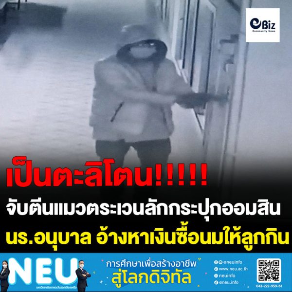 เปิดวงจรปิดจับตีนแมวพ่อลูกอ่อนตระเวนงัดโรงเรียนลักเงินและกระปุกออมสิน นร.อนุบาลอ้างหาเงินซื้อนมให้ลูก