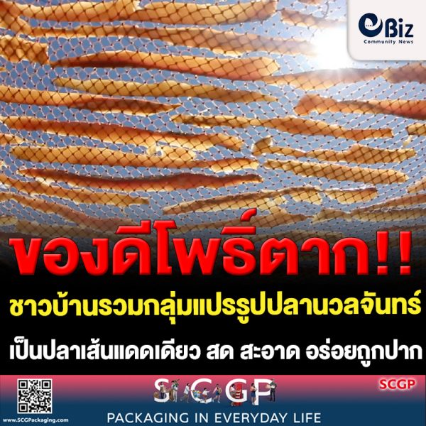 ประธานกลุ่มวิสาหกิจปลาแปรรูปบ้านโพธิ์ตาก