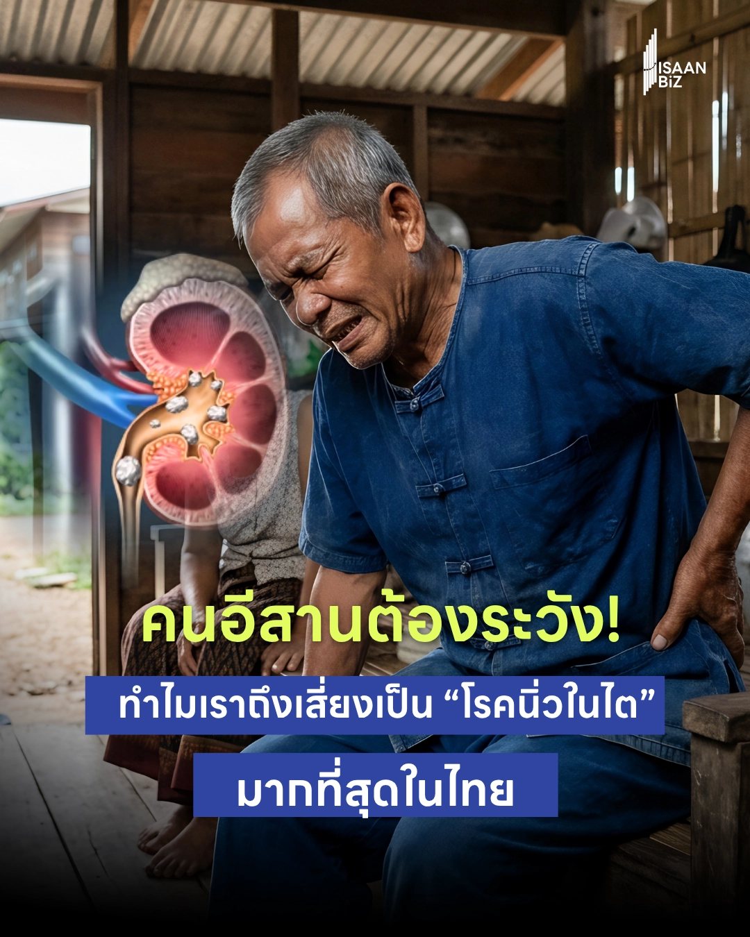 วิกฤตโรคนิ่วในไตในภาคอีสาน และภัยเงียบจากผักพื้นบ้าน